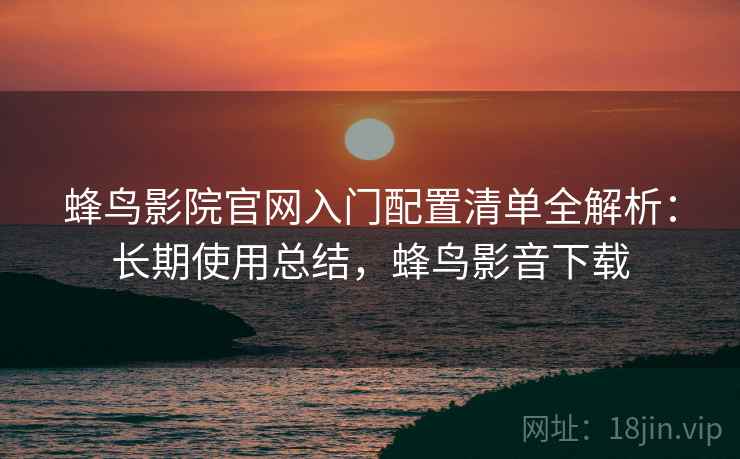 蜂鸟影院官网入门配置清单全解析：长期使用总结，蜂鸟影音下载